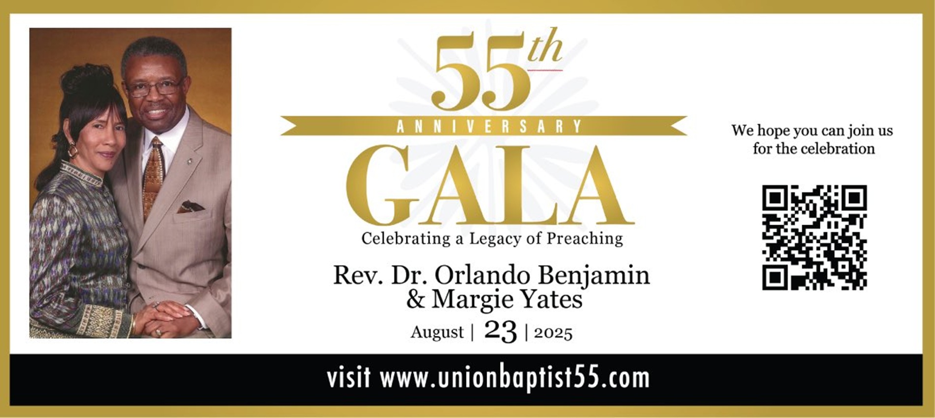 55th Preaching Anniversary Banner