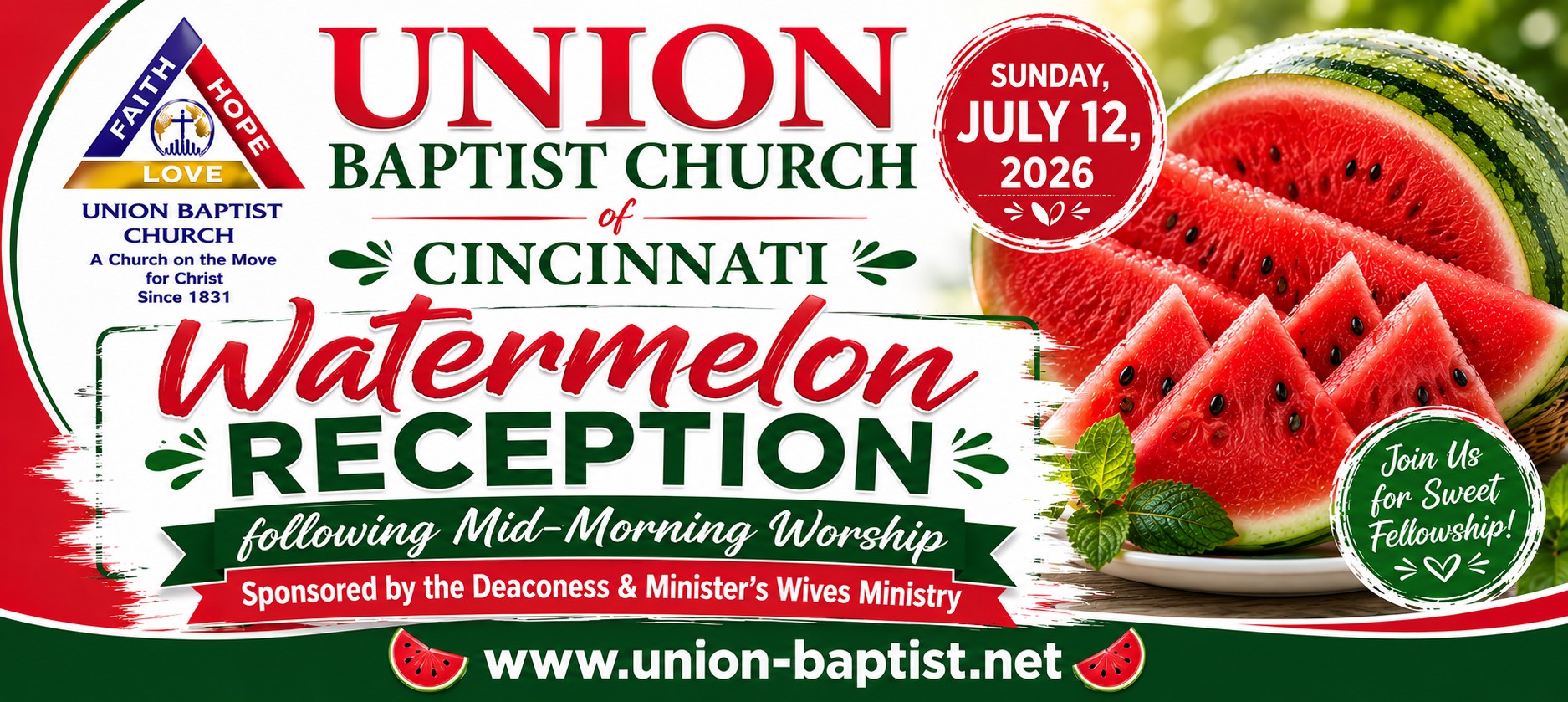 Watermelon Reception Banner
